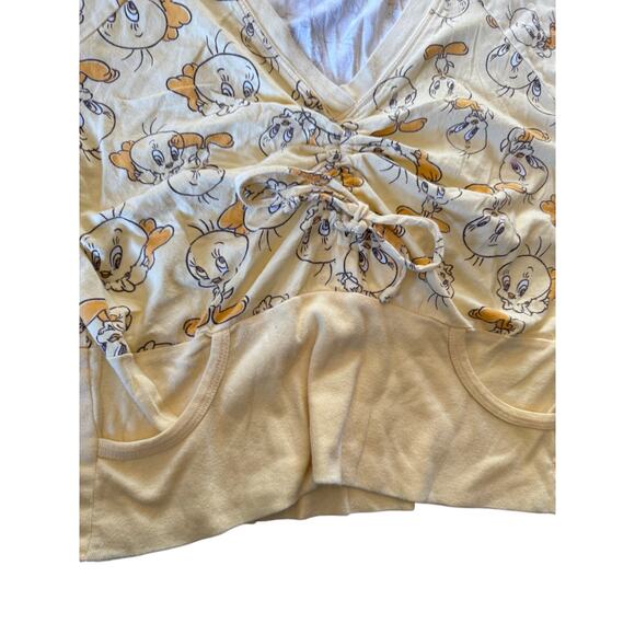 Y2k Warner bros tweety bird baby doll tee - Picture 5 of 5